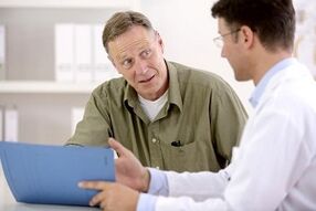 Consultation with a specialist for nail fungus